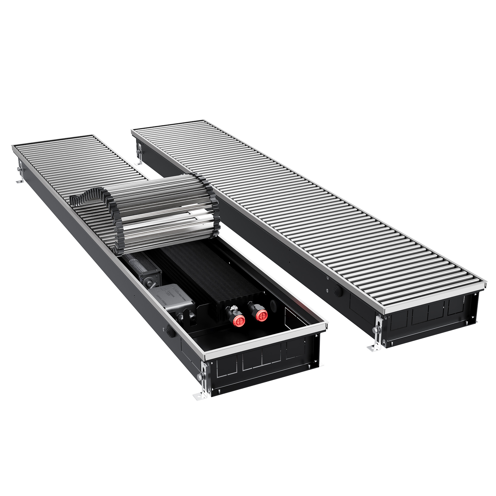 Конвектор внутрипольный Royal Thermo ATRIUM TURBO-90/250/900-DG-U-NA